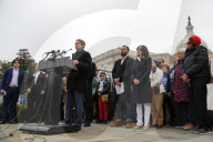 Press Conference Calling For Trump Impeachment At U.S. Capitol