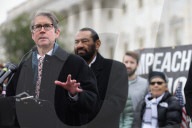 Press Conference Calling For Trump Impeachment At U.S. Capitol