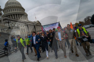 Anti-Trump Protest At U.S. Capitol