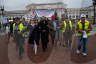 Anti-Trump Protest At U.S. Capitol