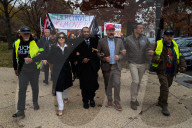 Anti-Trump Protest At U.S. Capitol