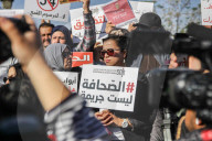Tunisian Journalists Rally In Tunis Over Press Card Restrictions And Media Crackdown
