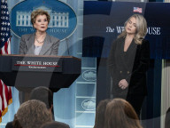 White House Press Briefing In The  Brady Briefing Room Of The White House  With  US Secretary Of Education Linda McMahon