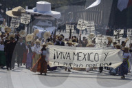 Generation Z Unsuccessfully Attempts To Boycott The Civic-Military Parade Commemorating The 115th Anniversary Of The Mexican Revolution, Led By Claudia Sheinbaum, President Of Mexico