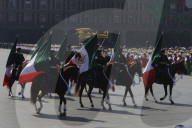 Generation Z Unsuccessfully Attempts To Boycott The Civic-Military Parade Commemorating The 115th Anniversary Of The Mexican Revolution, Led By Claudia Sheinbaum, President Of Mexico