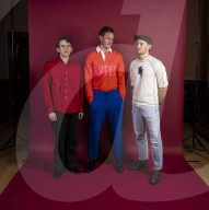 Harry Lighton, Harry Melling and Alexander Skarsgaard.