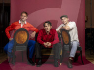 Harry Lighton, Harry Melling and Alexander Skarsgaard.