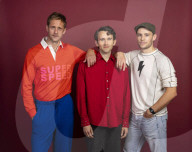 Harry Lighton, Harry Melling and Alexander Skarsgaard.