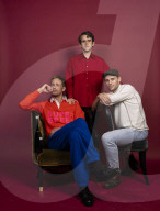 Harry Lighton, Harry Melling and Alexander Skarsgaard.