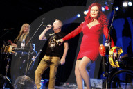 Cindy Wilson, Fred Schneider, Kate Pierson (The B52's)