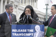 DC: Jamal Khashoggi’s wife Hanan Elatr Khashoggi hold a Release the Transcript  press confrence