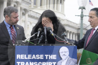 DC: Jamal Khashoggi’s wife Hanan Elatr Khashoggi hold a Release the Transcript  press confrence