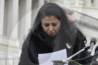 DC: Jamal Khashoggi’s wife Hanan Elatr Khashoggi hold a Release the Transcript  press confrence