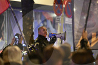 Demonstration In Madrid By The Fascist Party Falange Española De Las JONS