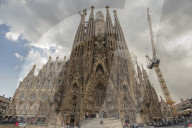 Ongoing Construction Of Barcelona's Sagrada Familia Continues