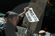 Protest Against The Japan PM's Remarks on Taiwan - Tokyo
