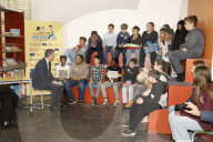 Bundesweiter Vorlesetag - Thorsten Frei liest Kindern aus dem Buch „Die Flaschenpost“ vor