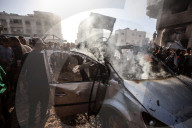 Aftermath Of Israeli Airstrike in Gaza, Palestine