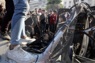 Aftermath Of Israeli Airstrike in Gaza, Palestine