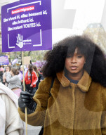 Demonstration On International Day for the Elimination of Violence Against Women - Paris