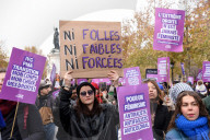 Demonstration On International Day for the Elimination of Violence Against Women - Paris