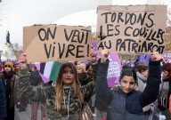 Demonstration On International Day for the Elimination of Violence Against Women - Paris