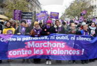 Demonstration On International Day for the Elimination of Violence Against Women - Paris