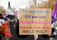 Demonstration On International Day for the Elimination of Violence Against Women - Paris