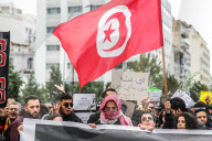 Tunisian Opposition Leads Mass Protest Against Injustice In Tunis