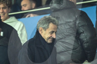 French former president Nicolas Sarkozy attends Ligue 1 PSG vs Le Havre AC - FA