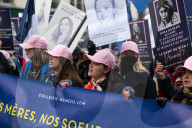 Massive Demonstration To Denounce Violence Against Women In Paris