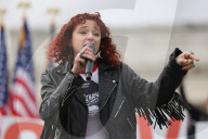 Anti-Trump Rally At Lincoln Memorial