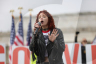 Anti-Trump Rally At Lincoln Memorial