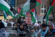 Pro Palestine Demo Amid The Legal Disbute Of Ruling From The NRW High Court Regarding The Slogan In Duesseldorf