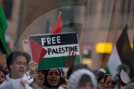 Pro Palestine Demo Amid The Legal Disbute Of Ruling From The NRW High Court Regarding The Slogan In Duesseldorf