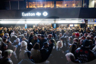 1000’s of commuters are shut out of Euston National Rail station and hundreds are inside the station with many trains cancelled or delayed.