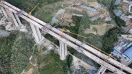 Tongmuhe Extra Large Bridge Construction in Rong'an