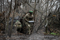 Ukrainian Artillery Unit on Combat Mission in Pokrovsk Direction - Ukraine