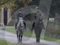 Andrew beim Ausritt druch den Park von Schloss Windsor