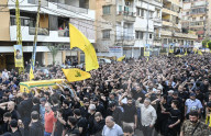 Mourners Attend Funeral Of Hezbollah Military Leader Killed In Israel Attack On Beirut
