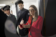 Visit By Rachida Dati And Aurore Berge At Central Police Station - Paris