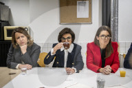 Visit By Rachida Dati And Aurore Berge At Central Police Station - Paris