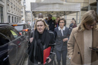 Visit By Rachida Dati And Aurore Berge At Central Police Station - Paris