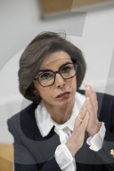 Visit By Rachida Dati And Aurore Berge At Central Police Station - Paris