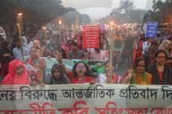 Torch Procession In Dhaka
