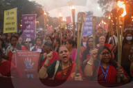 Torch Procession In Dhaka