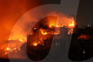 Fire In A Slum In Bangladesh