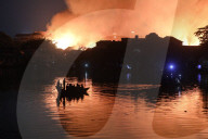 Devastating Fire At Karail Slum