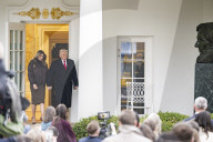 Trump pardons Thanksgiving turkey at the White House