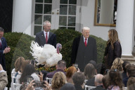 Trump pardons Thanksgiving turkey at the White House